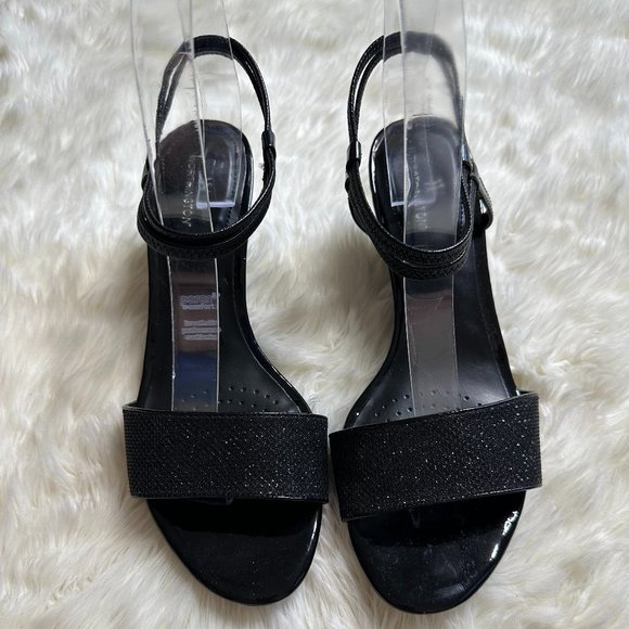 Worthington Jarret Wedge Sandals Black Size 8M - Picture 4 of 9